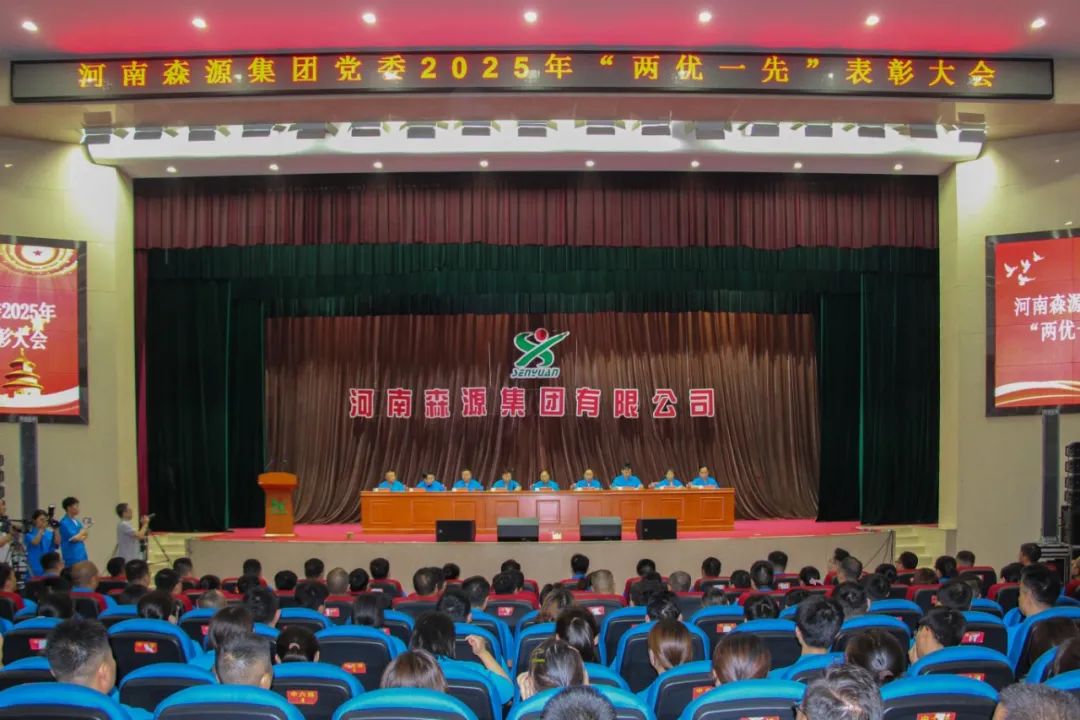 慶七一丨河南森源集團(tuán)黨委隆重召開(kāi)2025年“兩優(yōu)一先”表彰大會(huì)